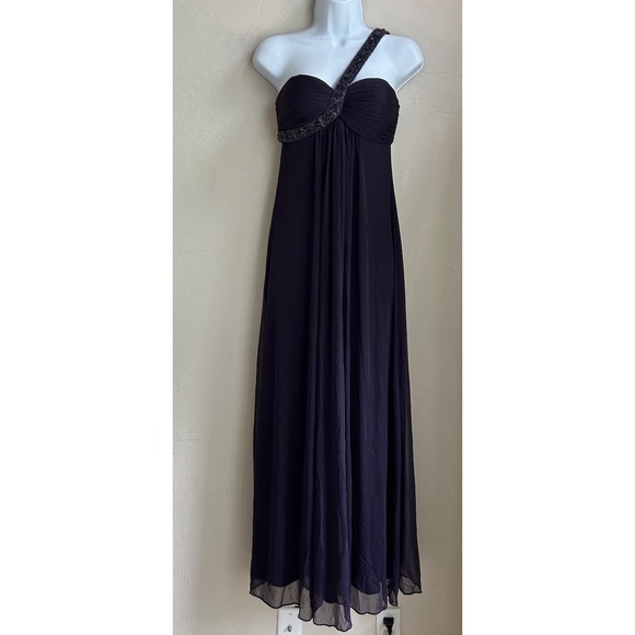 Cache Maxi Dress 2 Formal Y2K Beaded Prom Goddess Dark Romantic Goth Glam Hoco